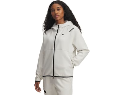 Under Armour Unstoppable Fleece Jas Met Capuchon Dames Wit K110