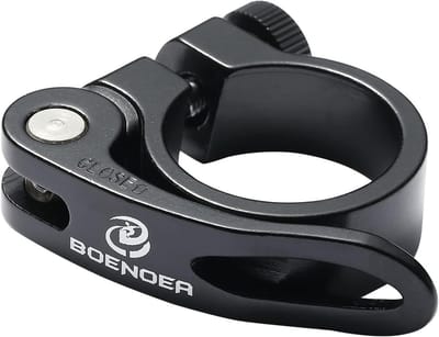 Aluminium Fietszadelklem met Snelspanner - 31,8 mm & 34,9 mm