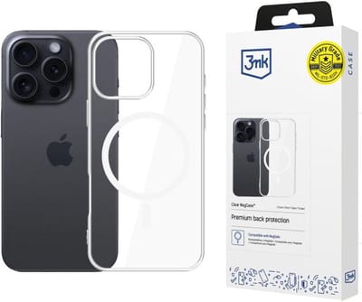 3Mk Clear Magcase Iphone 16 Pro Max Hoesje Telefoonbescherming Met Magnetische