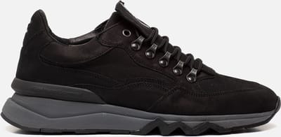 Floris van Bommel De Zager sneakers zwart Suede - Heren - Maat 42.5