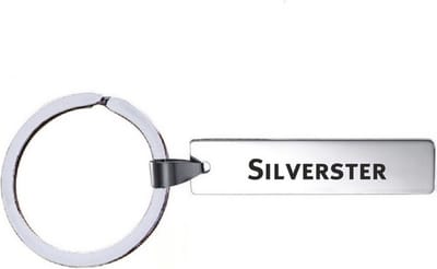 Sleutelhanger Met Naam - Silvester - RVS
