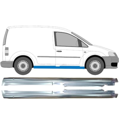 Volledige dorpel voor Volkswagen Caddy 2004-2020 / Links + Rechts / Set