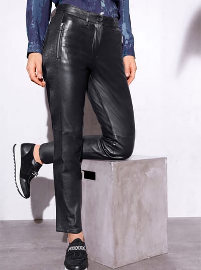 Leren broek