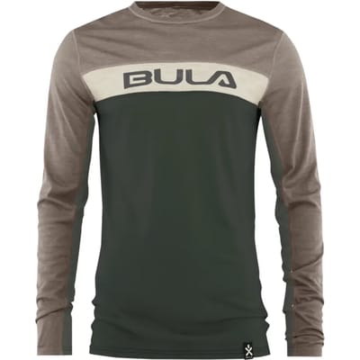 Merino wol lange mouwen T-shirt Bula Retro