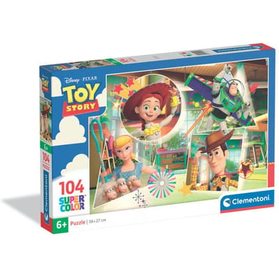 Puzzle 104 pieces - Clementoni - Toy Story - Puzzle Enfant - Des 6 ans - Pieces Super Color