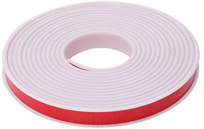 U-vormige randstrip - Kantenband afdichting - Kieren dichten - Zelfklevend op maat - 5 Meter - Wit