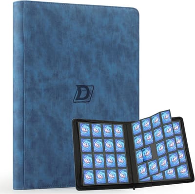 Verzamelkaartenalbum - Kaartenmap Binder - Kaarten Opbergen - Grote Capaciteit - 1024 Kaarten - Blauw
