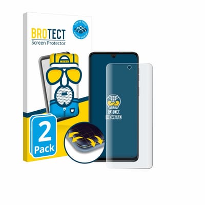 BROTECT - Screenprotector voor Motorola Moto G54 / G55 - Folie Beschermfolie matte volledig dekking 2 Stuks