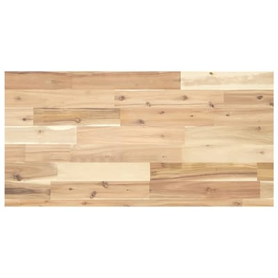 vidaXL - Wastafelblad - 60x40x4 - cm - onbehandeld - massief - acaciahout