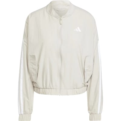 Adidas Essentials 3 Stripes Lifestyle Woven Bomberjack Beige S Vrouw