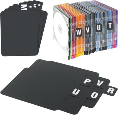 Vinyl Platenverdelers A-Z - 26 Stuks - Afstandhouders voor Albums, CD's en DVD's