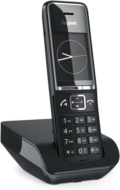 Draadloze Telefoon - Huistelefoon DECT - Thuis Bellen - Groot Kleurenscherm - Lichtgewicht Design - Zwart