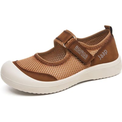 Schoenen voor Dames Nieuwe Zomer Comfortabele Luie Casual Schoenen Ademend Comfortabel Klittenband Veelzijdige Damesschoenen 41 brown