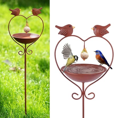 CRLYN® Vogelbad op Voet - Vogelhuisje op Paal