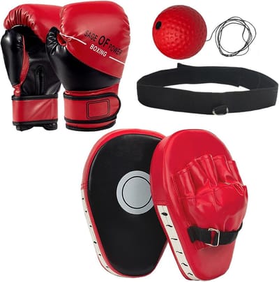ApexArte® Kickboks Set Volwassenen - Boksset Kinderen - Bokshandschoenen