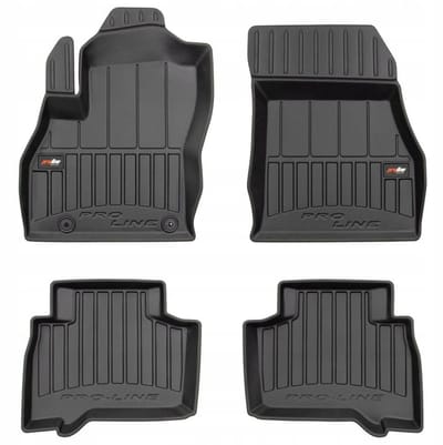 Frogum - 3D Pro-Line - Automatten Set - Geschikt voor FIAT Qubo 2009-2020 - 4-delig - Hoge Rand 6cm