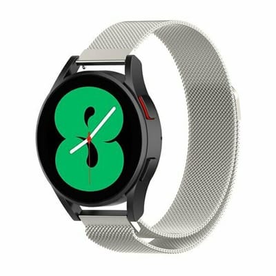 By Qubix - Milanese bandje - Starlight / Sterrenlicht - geschikt voor Huawei Watch GT 6 / GT 7 / GT 6 pro / GT 7 pro - 46mm