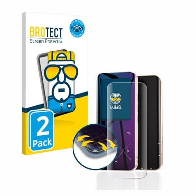 BROTECT - Screenprotector voor AGPtek A09X - Folie Beschermfolie transparant volledig dekking - 2 Stuks
