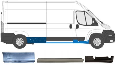Reparatiepaneel set voor Fiat Ducato 2006-2026 / Rechts