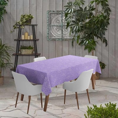 Tafelkleed Rechthoekig - Tafeldoek Waterdicht - Buiten Eten Decoreren - Polyester Weefsel - 58X120 Inch - Stoffig Violet