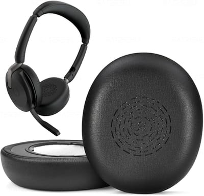Vervangende Oorkussens voor Jabra Evolve2 65 - Zachte Geheugen Schuim Kussens voor Draadloze Headsets, Comfortabele Oorkussens voor Geluid en Comfort