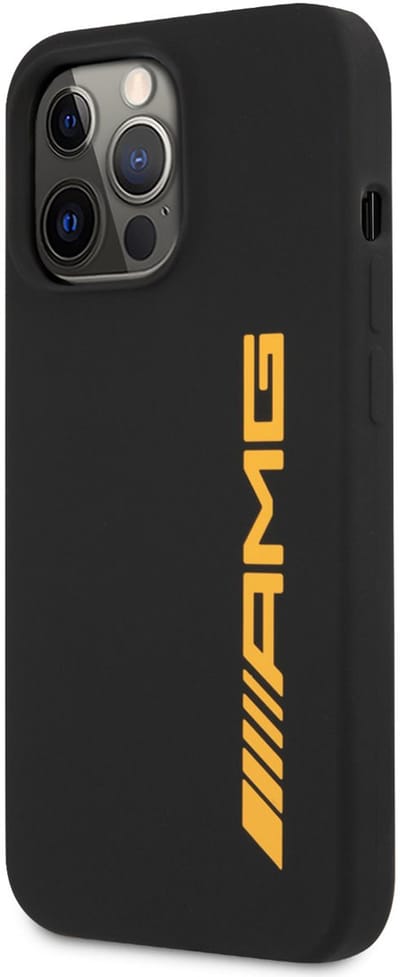 AMG Back cover - Silicone Hoesje voor iPhone 13 Pro - Zwart - Schokabsorberend Design