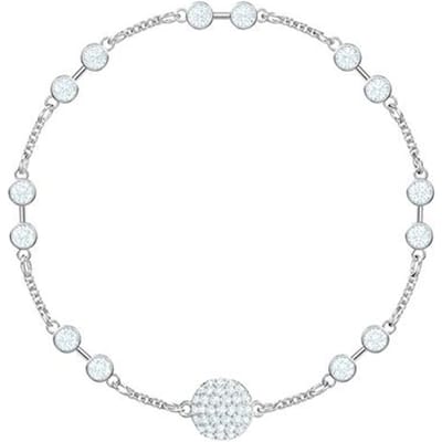Swarovski Swa Remix Onzichtbare Magnetische Sluiting Armband Dames Armband Zilver 5451033 Box (Random Color) white