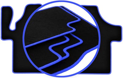 CARLUX-BLUE automatten voor: Mercedes Viano W639 bestelwagen (2003-2014)