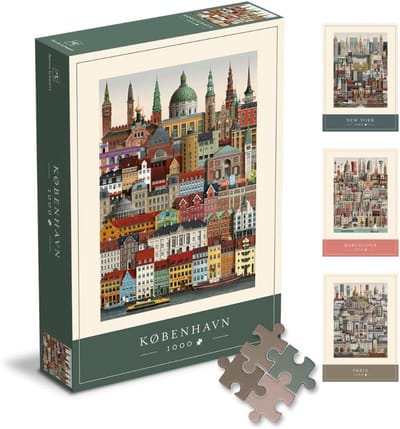 Legpuzzel - Puzzelspel - Ontspannende hobby - 1000 stukjes - 70 x 50 cm - Diverse kleuren