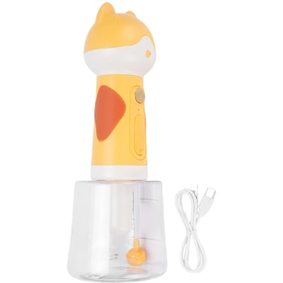 Elektrische Automatische Kat Schuimmachine 1200mA Batterij Elektrische Schuimende Shampoo Dispenser voor Hond en white