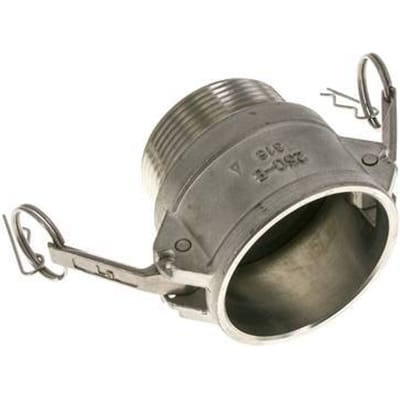 Camlock DN 60 (2 1/2'') Koppeling Rvs2 1/2'' NPT buitendraad Type B MIL-C-27487
