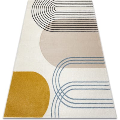 Kleden Rugsx Tapijt FUSION 7157 wit / goud - 80x150 cm