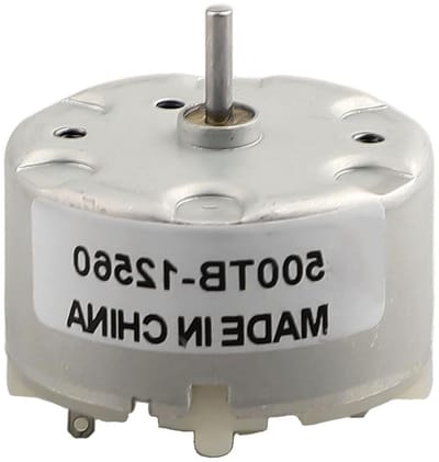 DC Motor - Kleine Motor - Apparaten Aandrijven - Stille Werking - 32x17.5mm - Zilver