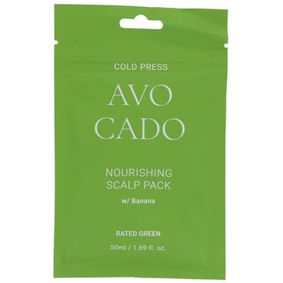 Rated Green Avocado Nourishing Scalp Pack w/Banana - Cold Press - Korean Haircare