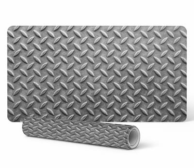 Bureauonderlegger voor toetsenbord en accessoires, metalen raster, 90x45 cm