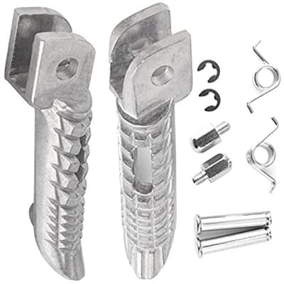 Dailygoods - Voorste Voetsteun Pedalen - Voetsteun voor Motorfiets - Perfecte Pasvorm - Geschikt voor 600 750 1000 - Sterke Grip - Vervangingsond...
