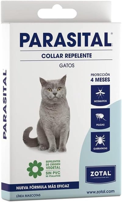 Afweerhalsband voor katten - 35 cm - waterdicht - beschermt tegen vlooien en teken - ShopVlot
