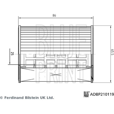 Oliefilter BLUE PRINT ADBP210119