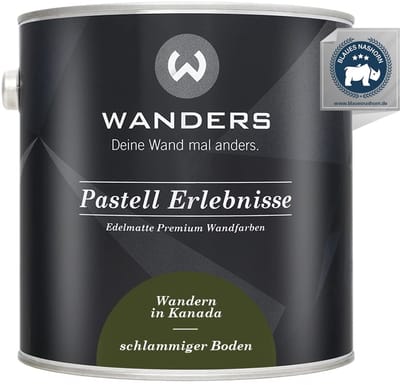 Wanders Muurverf - Edelmatte Krijtverf voor Hout en Meubels - Donker Olijfgroen - 2,5L