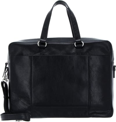 GERRY WEBER Schoudertas Shopper met laptopvak Lugano Businessshopper LHZ Black Zwart