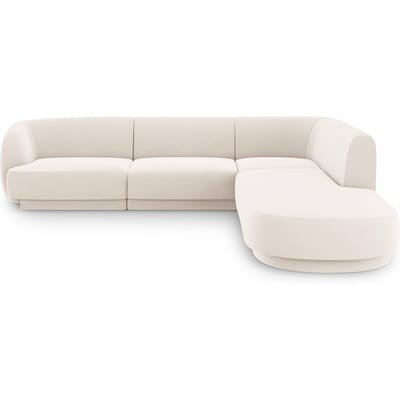 6-zits hoekbank Miley rechts velvet | Micadoni Limited Edition