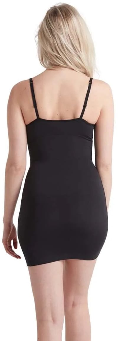 NOMI corrigerende onderjurk - Sleek Smooth Dress - Gladde shapewear onderjurk - Zwart - Beige - XL