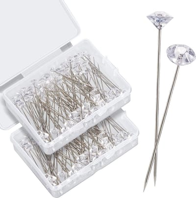 500x Kristallen Diamanten Boeketspelden voor Bruiloft Bloemen Decoratie en Knutselen