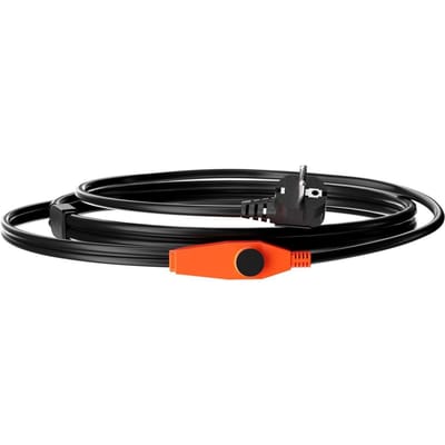 Verwarmingskabel voor leidingen 4m 23W/m Warmteband voor leidingen met ingebouwde thermostaat