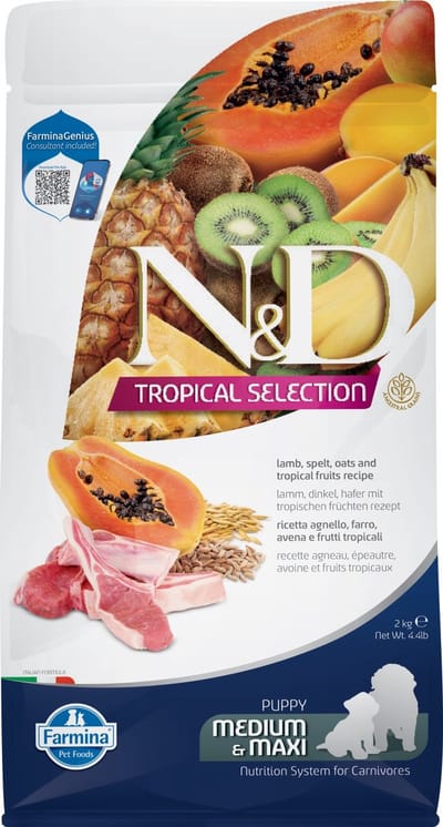 N&D Dog Tropical Selection Lamb Puppy Med/Maxi 2 kg