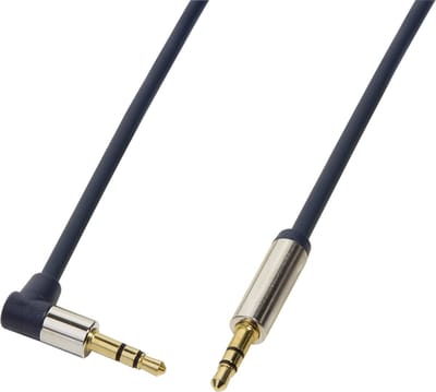 LogiLink 3.5mm - 3.5mm 0.5m audio kabel 0,5 m Blauw
