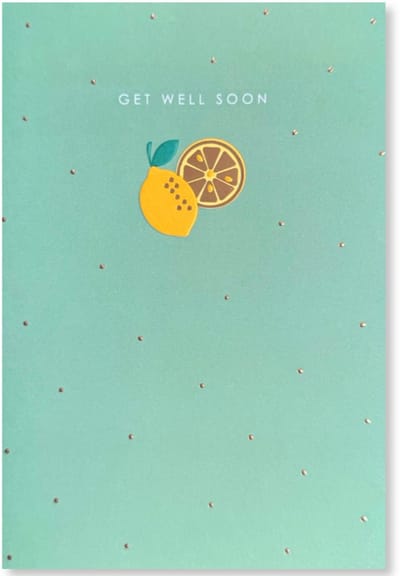 Cards & Crafts Get Well Soon Beterschap Wenskaart - 12 x 17 cm - gevouwen kaart Inclusief envelop