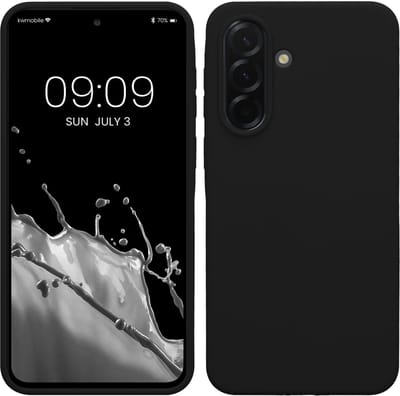 kwmobile telefoonhoesje geschikt voor Samsung Galaxy A37 5G - Hoesje met siliconen coating - Smartphone case in zwart