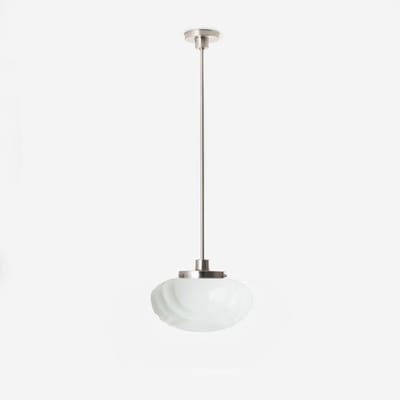 Hanglamp Nouveau Swing Coupe 20's Matnikkel - Art Deco Trade