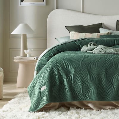 Bedsprei 240 x 260 cm - Dailygoods- Sprei Fluweelzacht Design